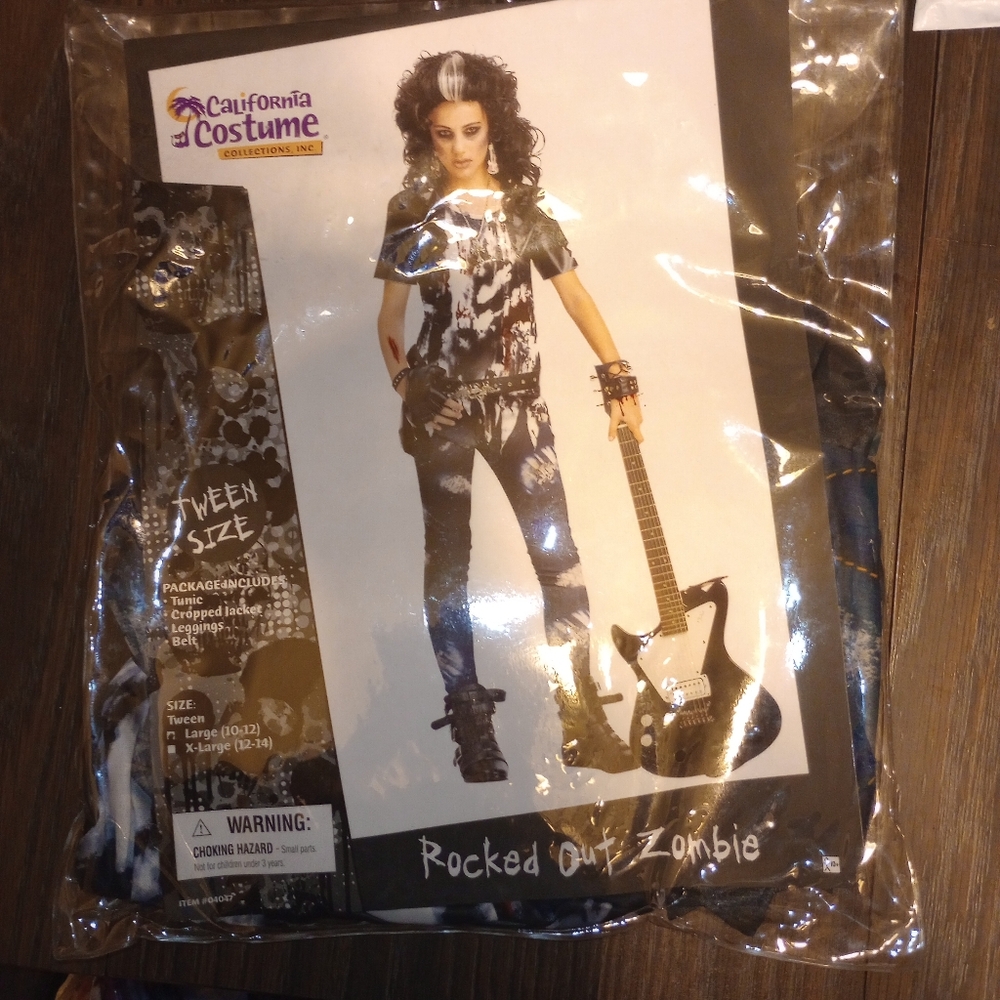 Rocked Out Zombie Halloween costume